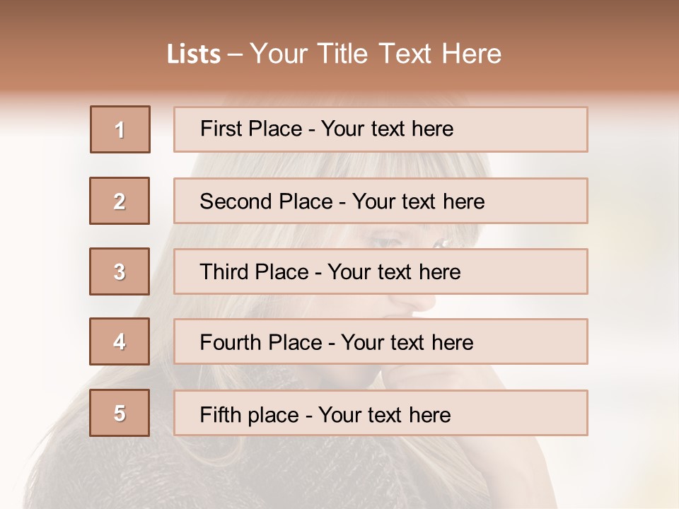 Illness Unhappiness Stare PowerPoint Template