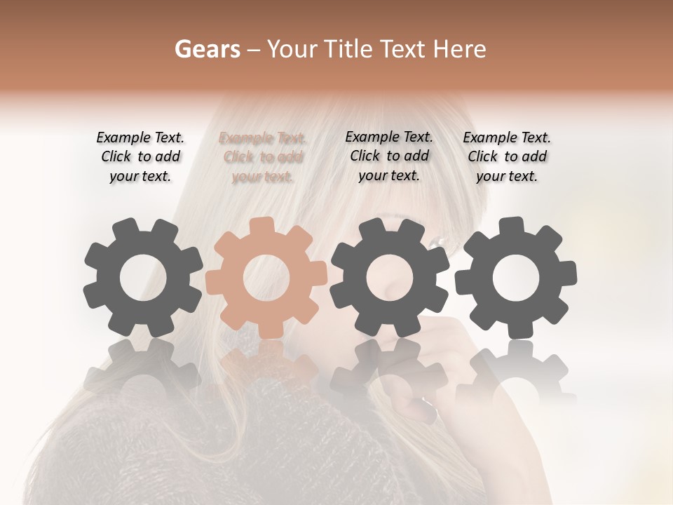 Illness Unhappiness Stare PowerPoint Template