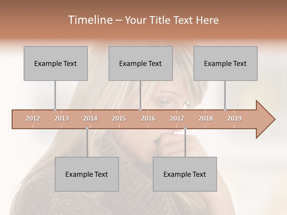 Illness Unhappiness Stare PowerPoint Template