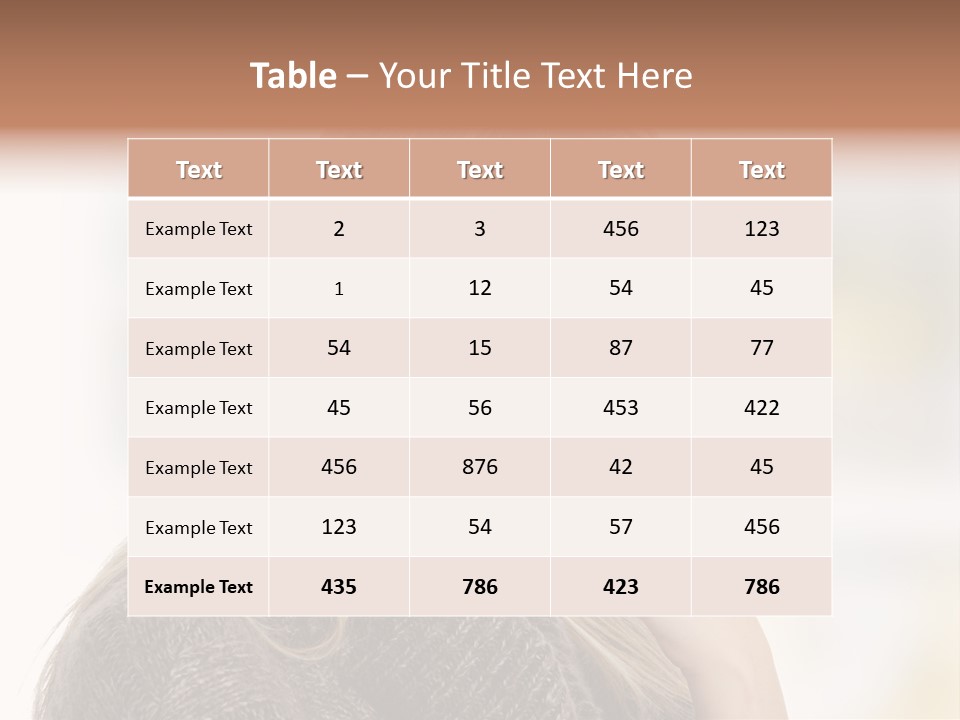 Illness Unhappiness Stare PowerPoint Template