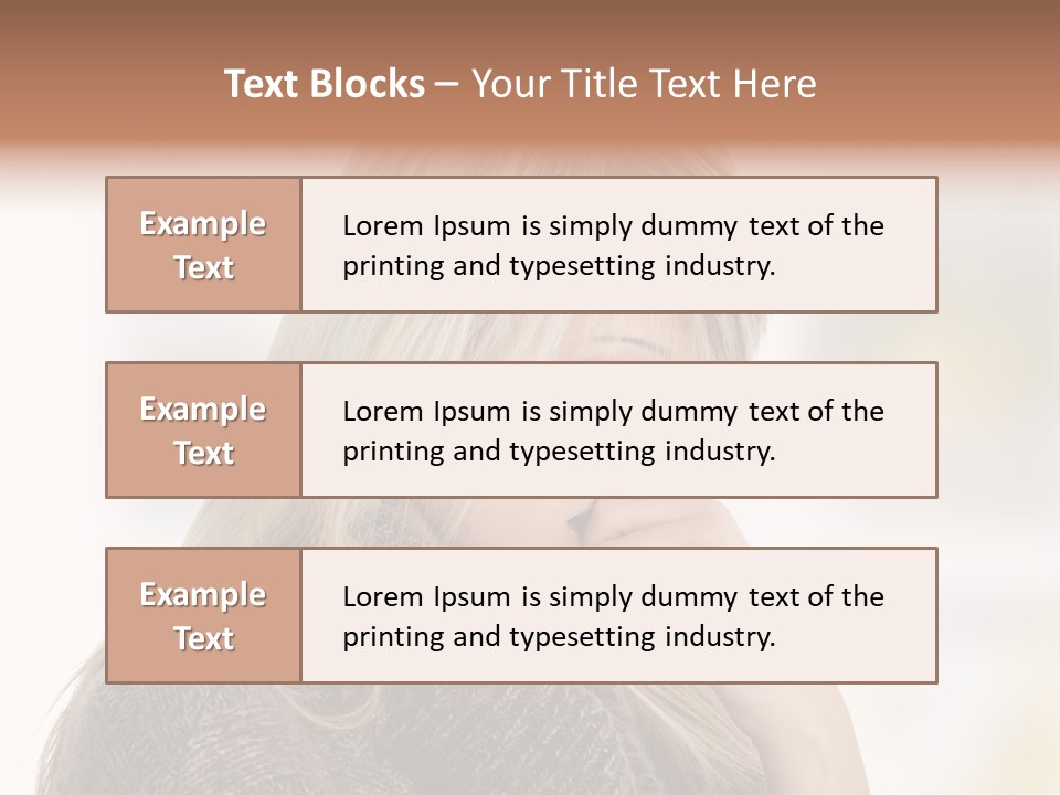 Illness Unhappiness Stare PowerPoint Template