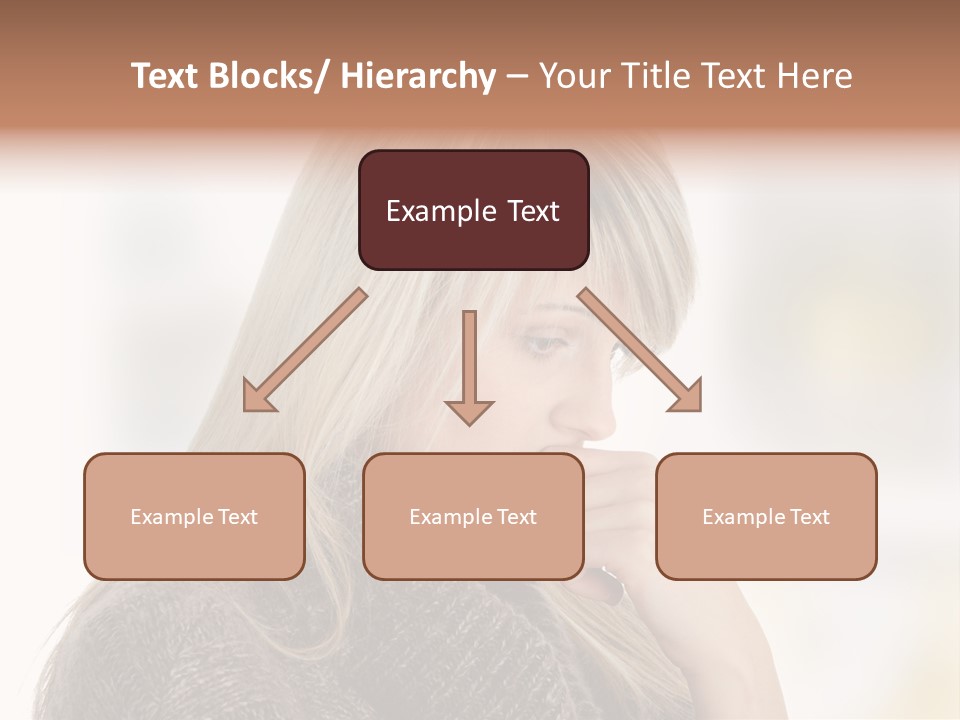Illness Unhappiness Stare PowerPoint Template