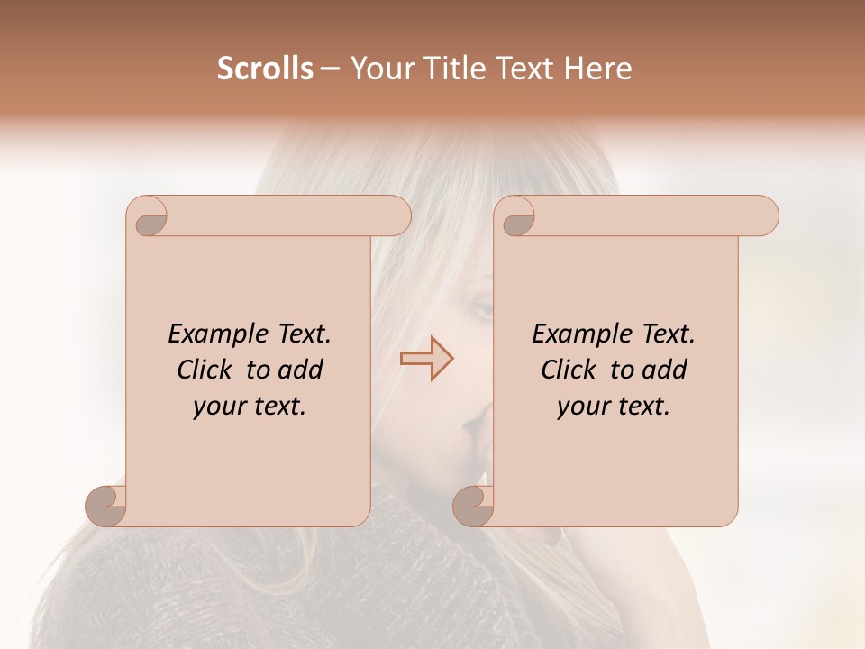 Illness Unhappiness Stare PowerPoint Template