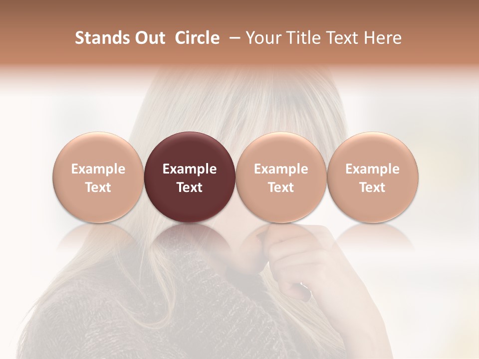 Illness Unhappiness Stare PowerPoint Template