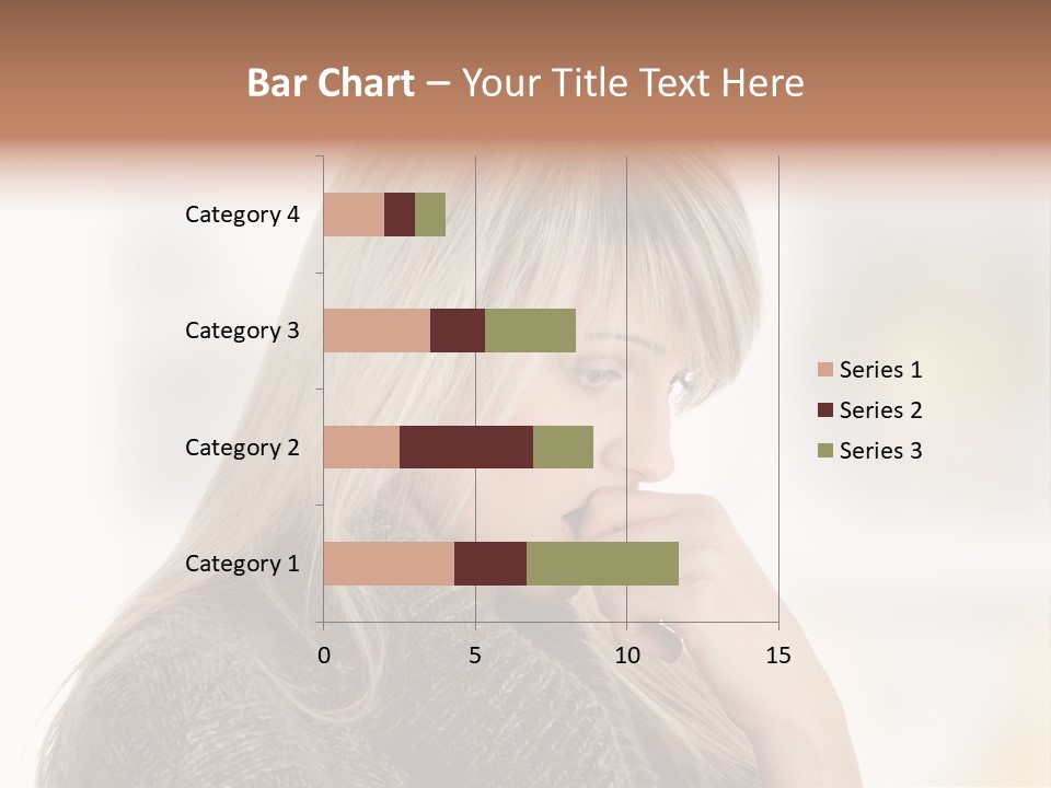 Illness Unhappiness Stare PowerPoint Template