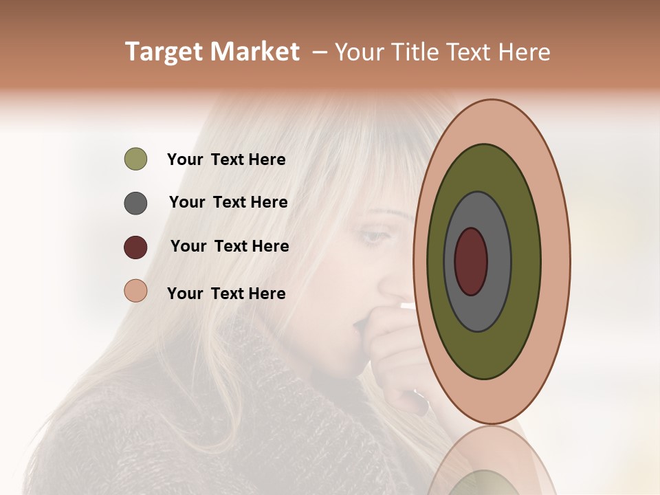 Illness Unhappiness Stare PowerPoint Template