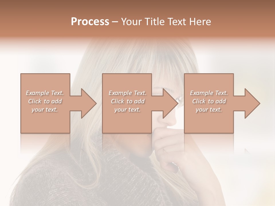 Illness Unhappiness Stare PowerPoint Template