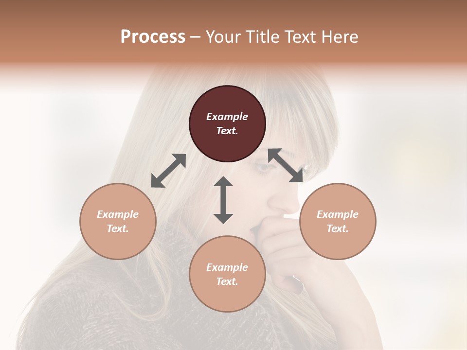 Illness Unhappiness Stare PowerPoint Template