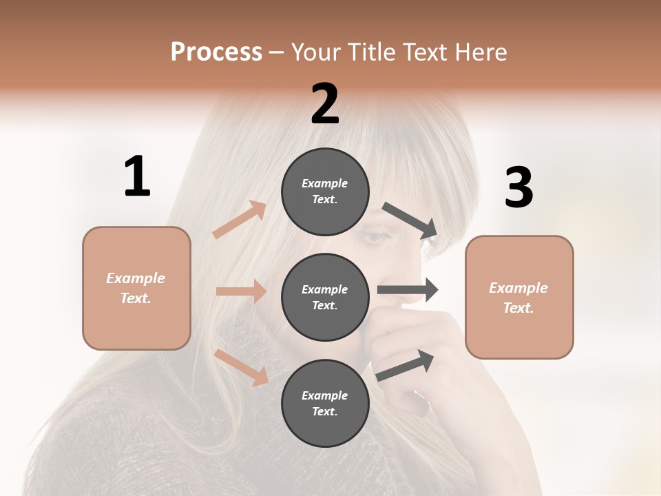 Illness Unhappiness Stare PowerPoint Template