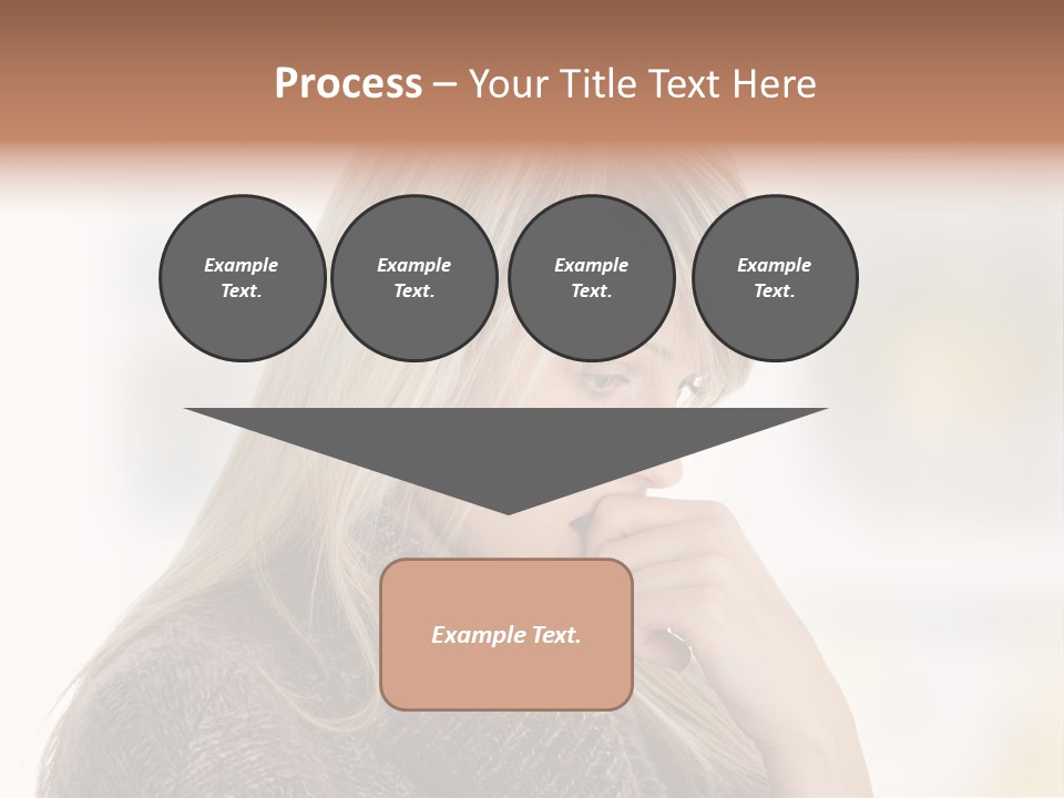 Illness Unhappiness Stare PowerPoint Template