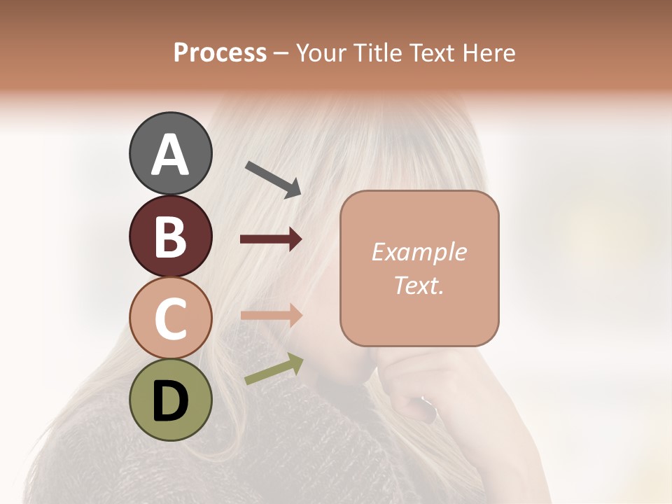 Illness Unhappiness Stare PowerPoint Template