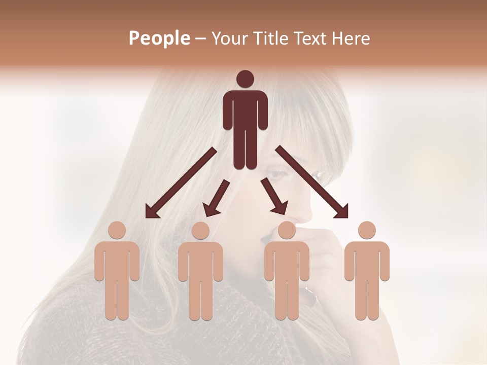 Illness Unhappiness Stare PowerPoint Template