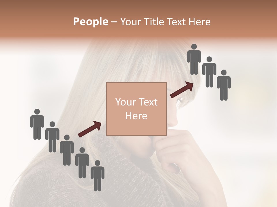 Illness Unhappiness Stare PowerPoint Template