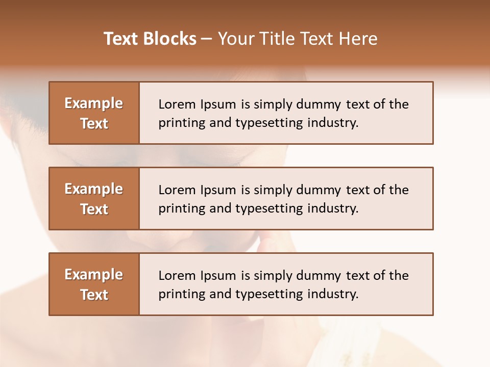 People Female Oversensitivity PowerPoint Template