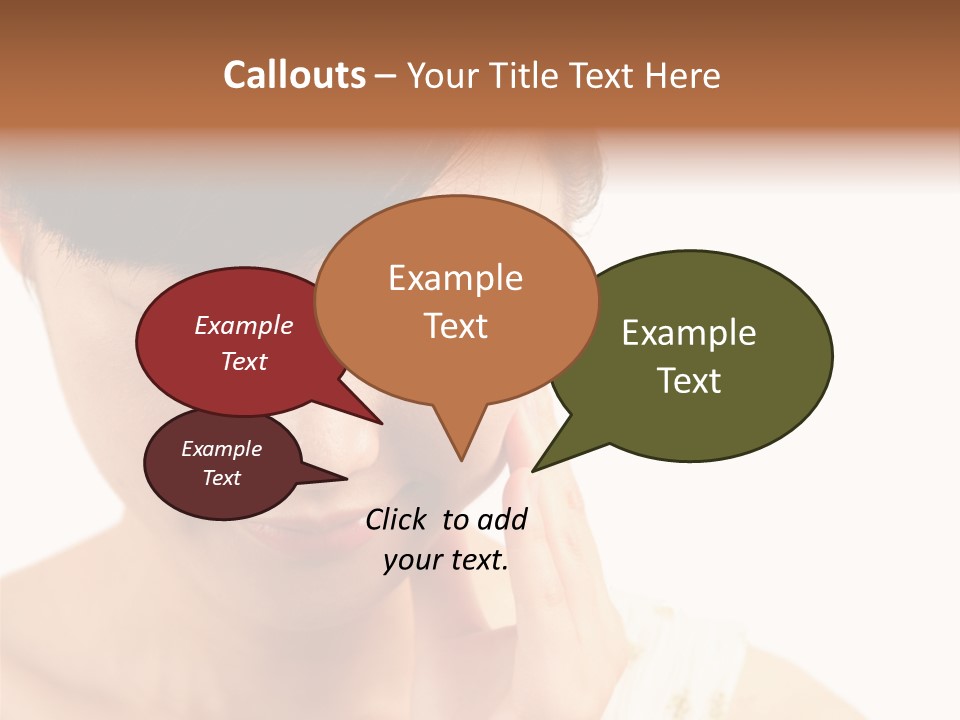 People Female Oversensitivity PowerPoint Template
