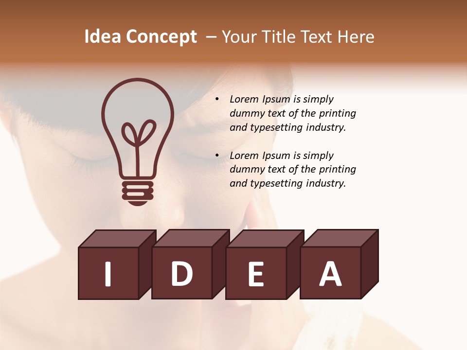 People Female Oversensitivity PowerPoint Template