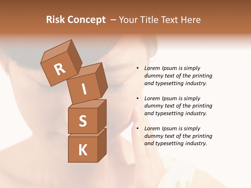 People Female Oversensitivity PowerPoint Template