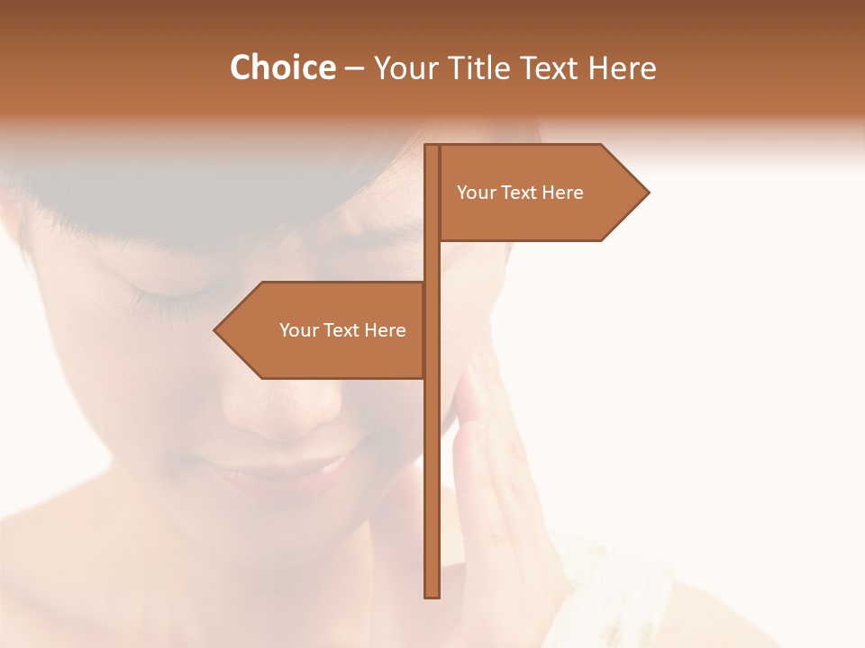 People Female Oversensitivity PowerPoint Template