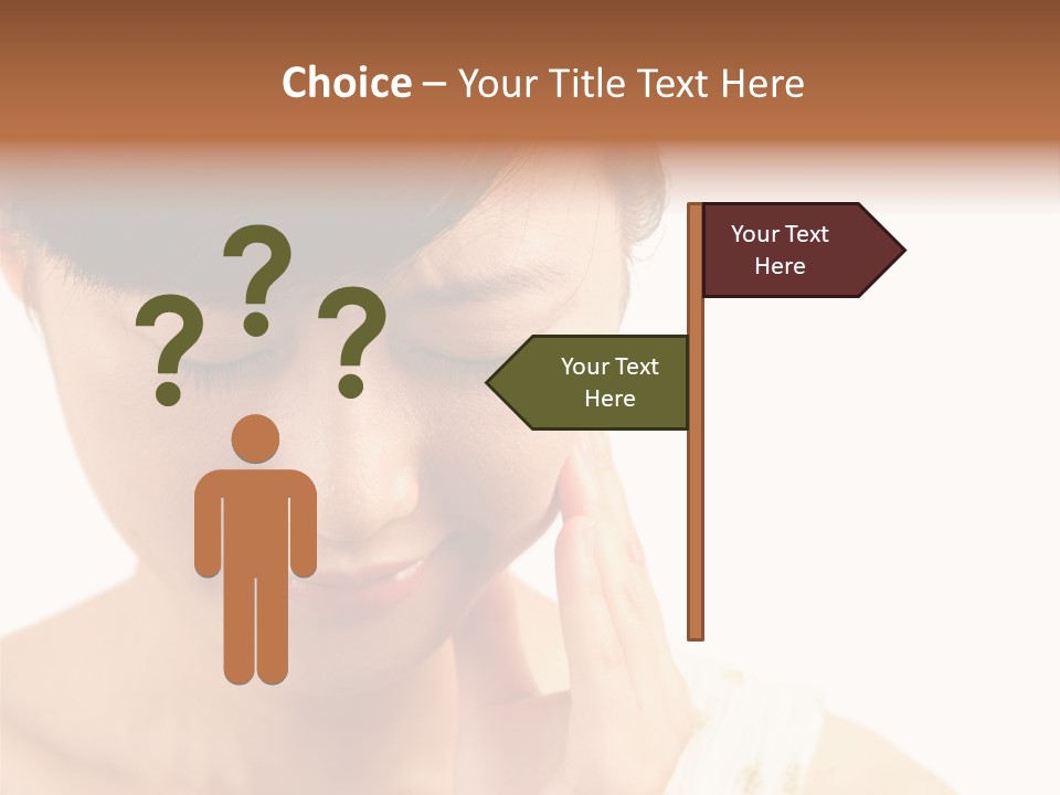 People Female Oversensitivity PowerPoint Template