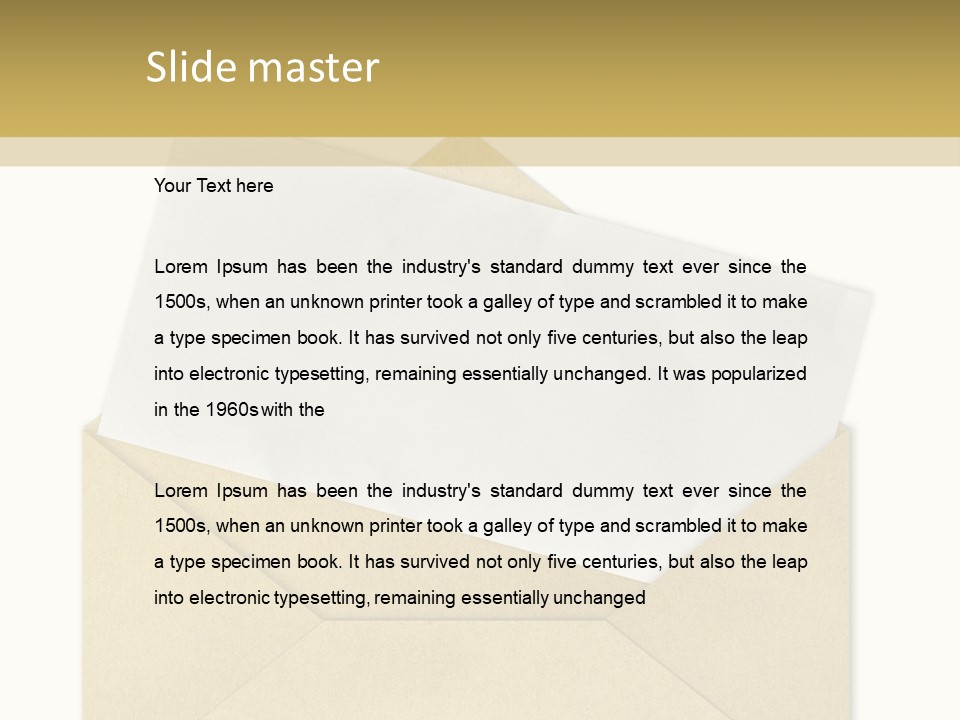 Service Post Transport PowerPoint Template