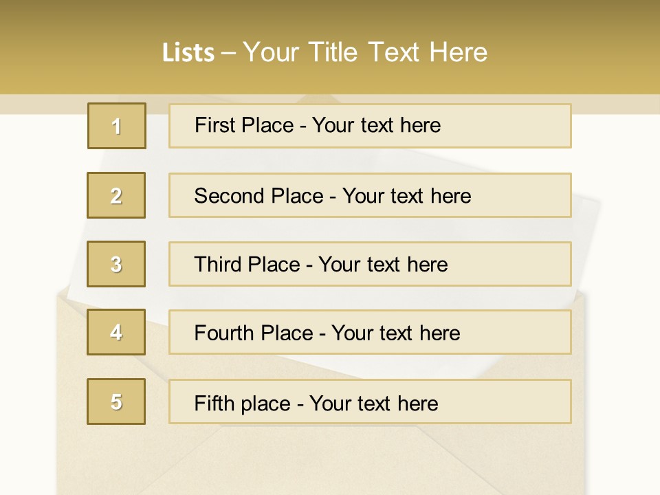 Service Post Transport PowerPoint Template