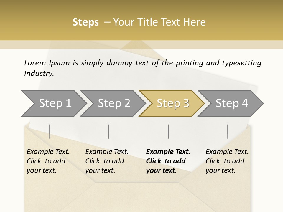 Service Post Transport PowerPoint Template