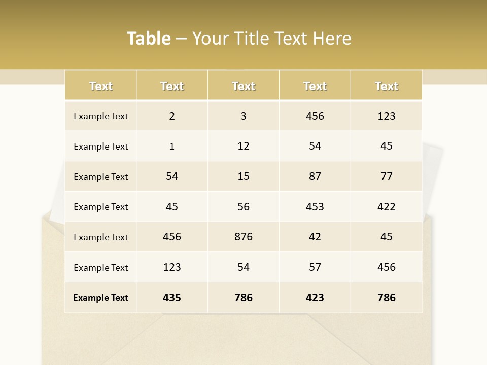 Service Post Transport PowerPoint Template