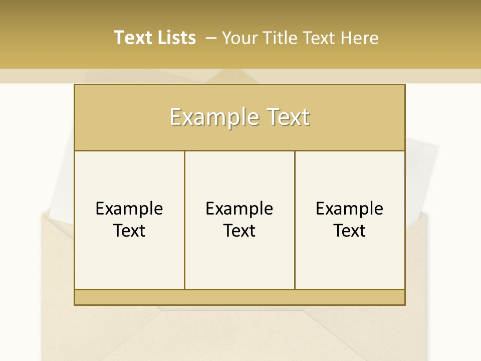 Service Post Transport PowerPoint Template
