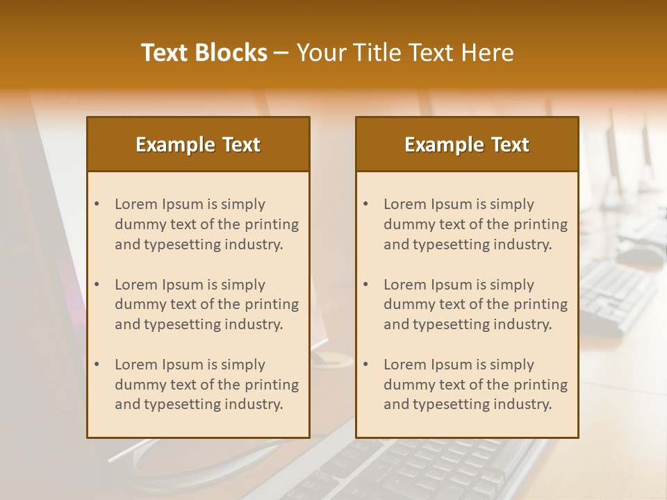 Background Table College PowerPoint Template