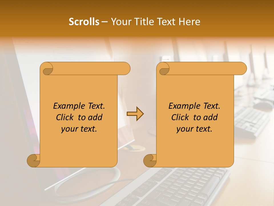 Background Table College PowerPoint Template