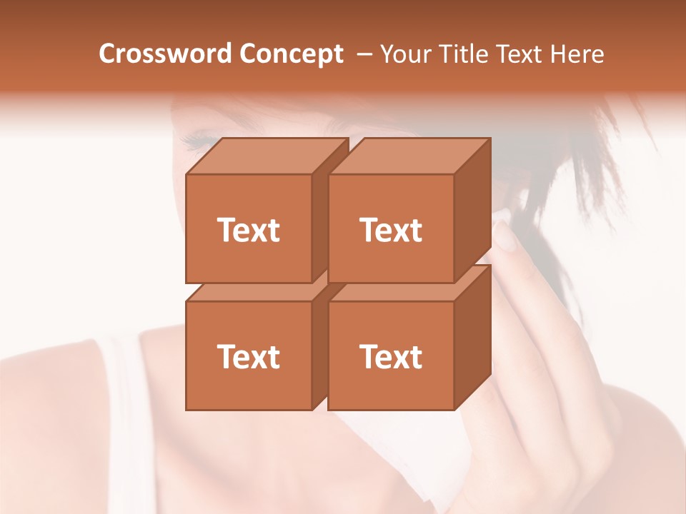 Clear Caucasian Removing PowerPoint Template