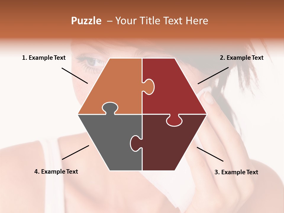 Clear Caucasian Removing PowerPoint Template