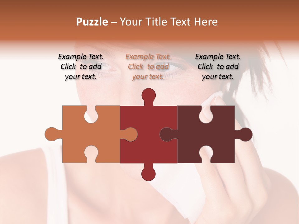 Clear Caucasian Removing PowerPoint Template