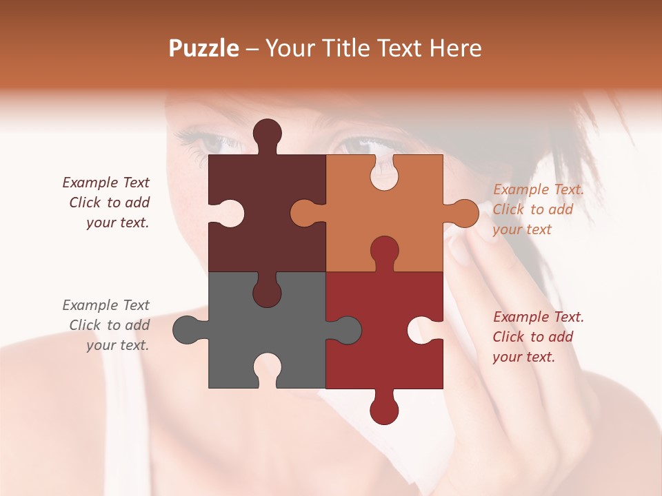 Clear Caucasian Removing PowerPoint Template