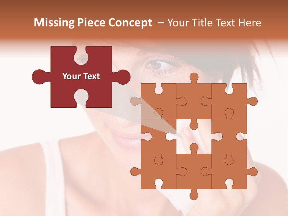 Clear Caucasian Removing PowerPoint Template