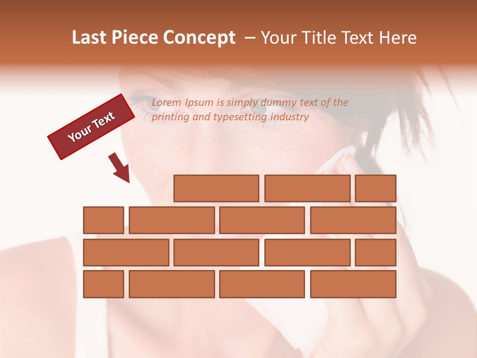 Clear Caucasian Removing PowerPoint Template