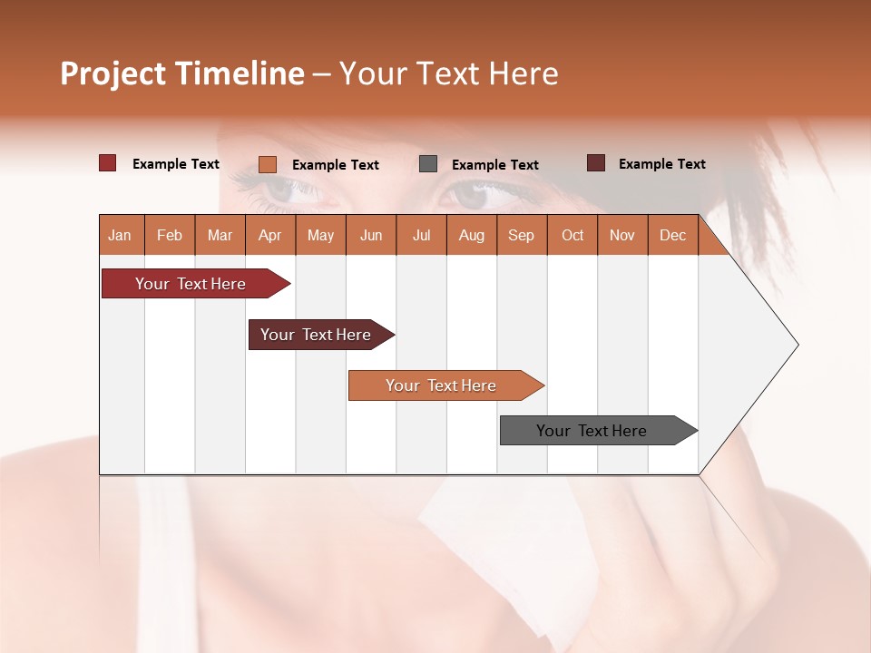 Clear Caucasian Removing PowerPoint Template