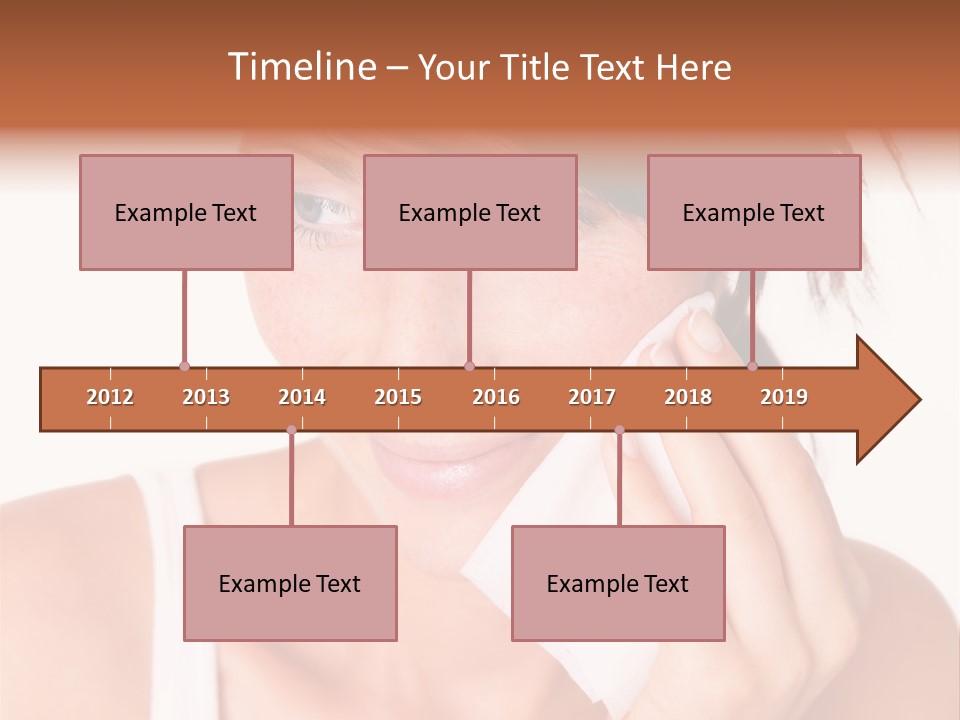 Clear Caucasian Removing PowerPoint Template