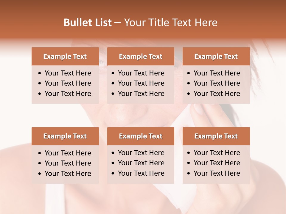 Clear Caucasian Removing PowerPoint Template