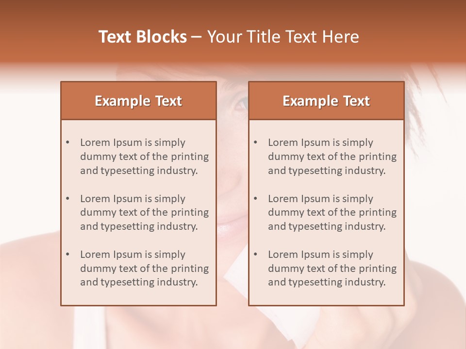 Clear Caucasian Removing PowerPoint Template