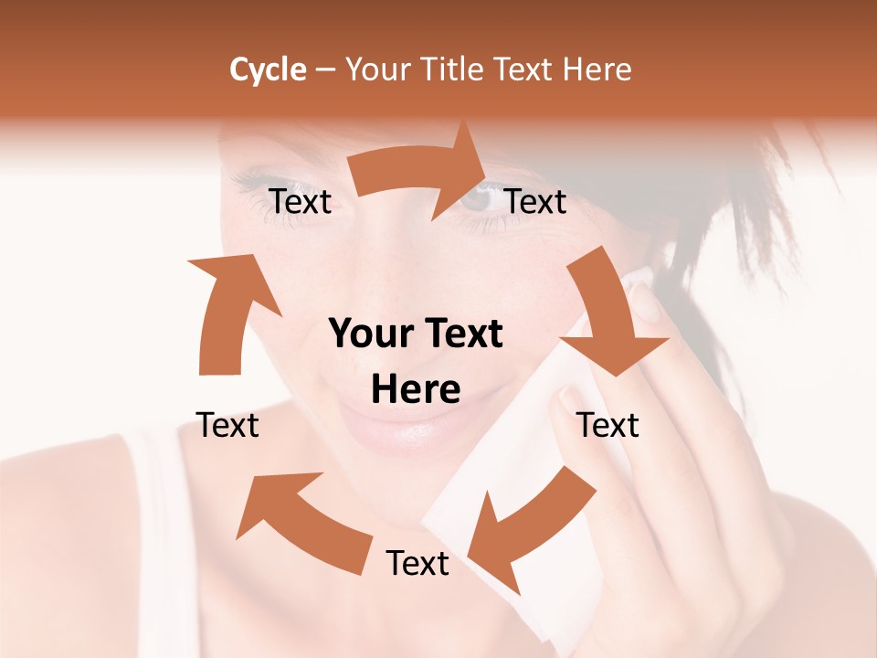Clear Caucasian Removing PowerPoint Template