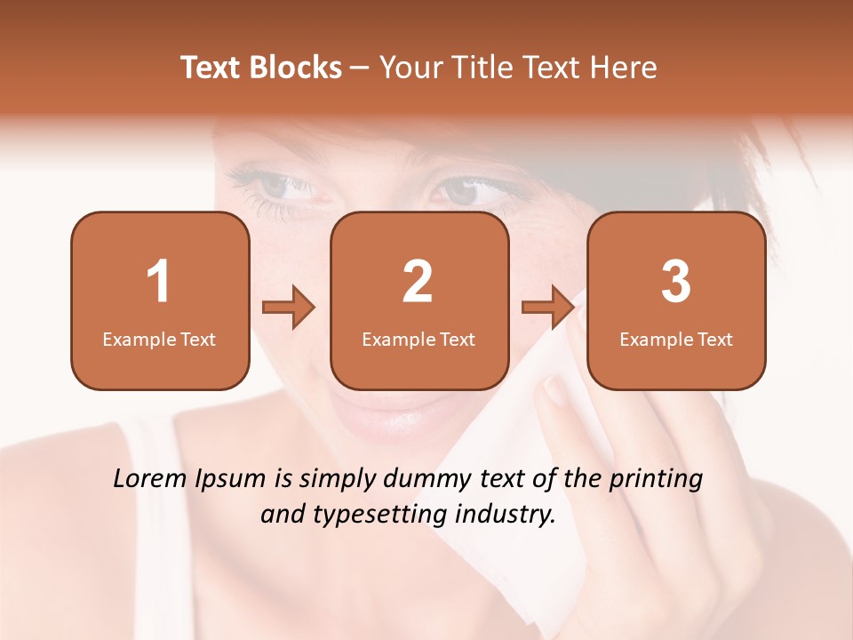Clear Caucasian Removing PowerPoint Template