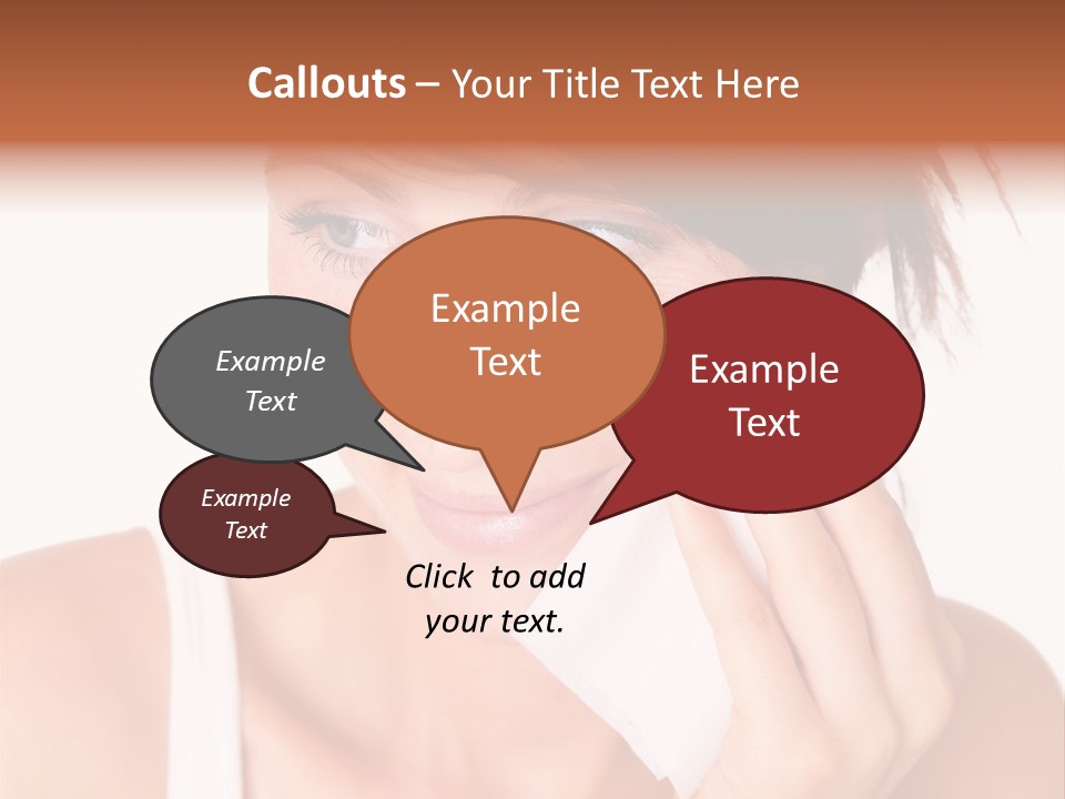 Clear Caucasian Removing PowerPoint Template