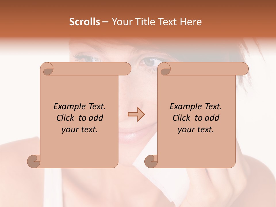 Clear Caucasian Removing PowerPoint Template