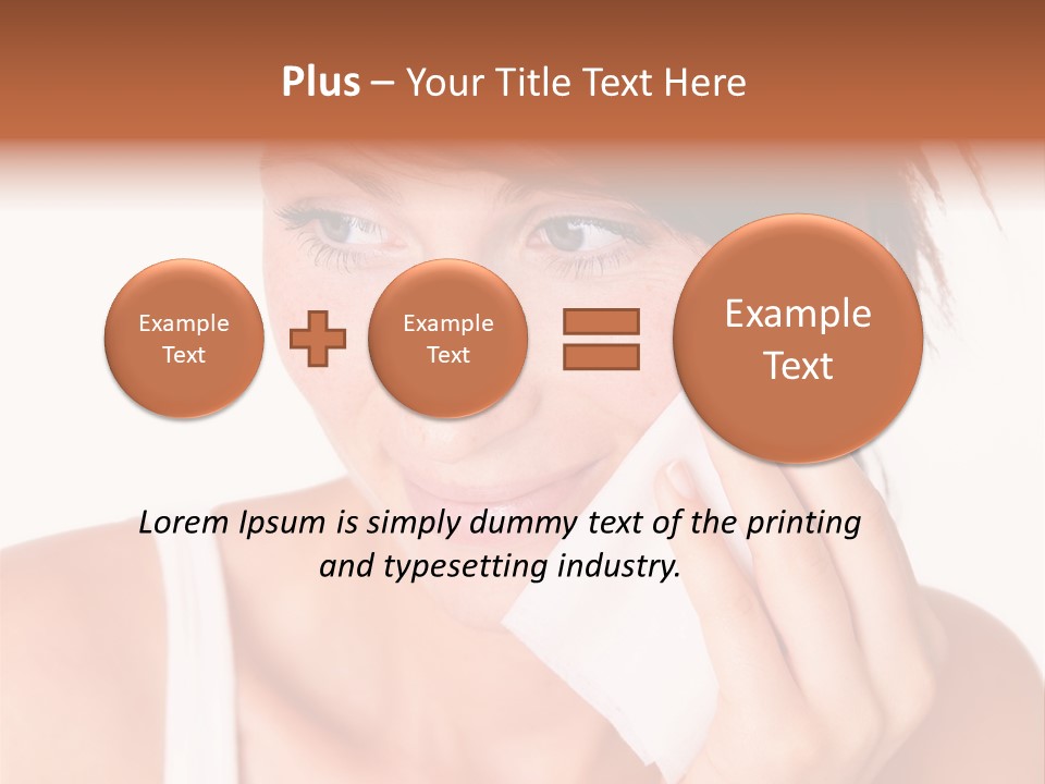 Clear Caucasian Removing PowerPoint Template