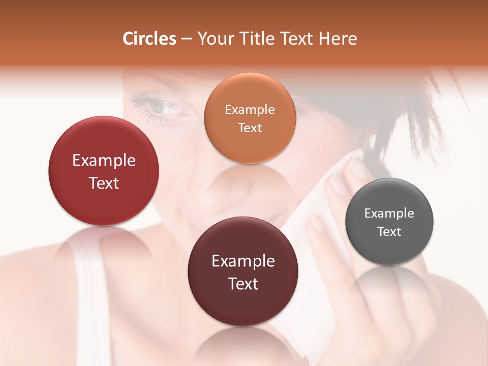 Clear Caucasian Removing PowerPoint Template