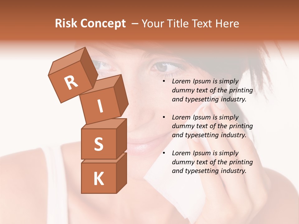 Clear Caucasian Removing PowerPoint Template