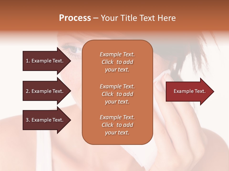 Clear Caucasian Removing PowerPoint Template