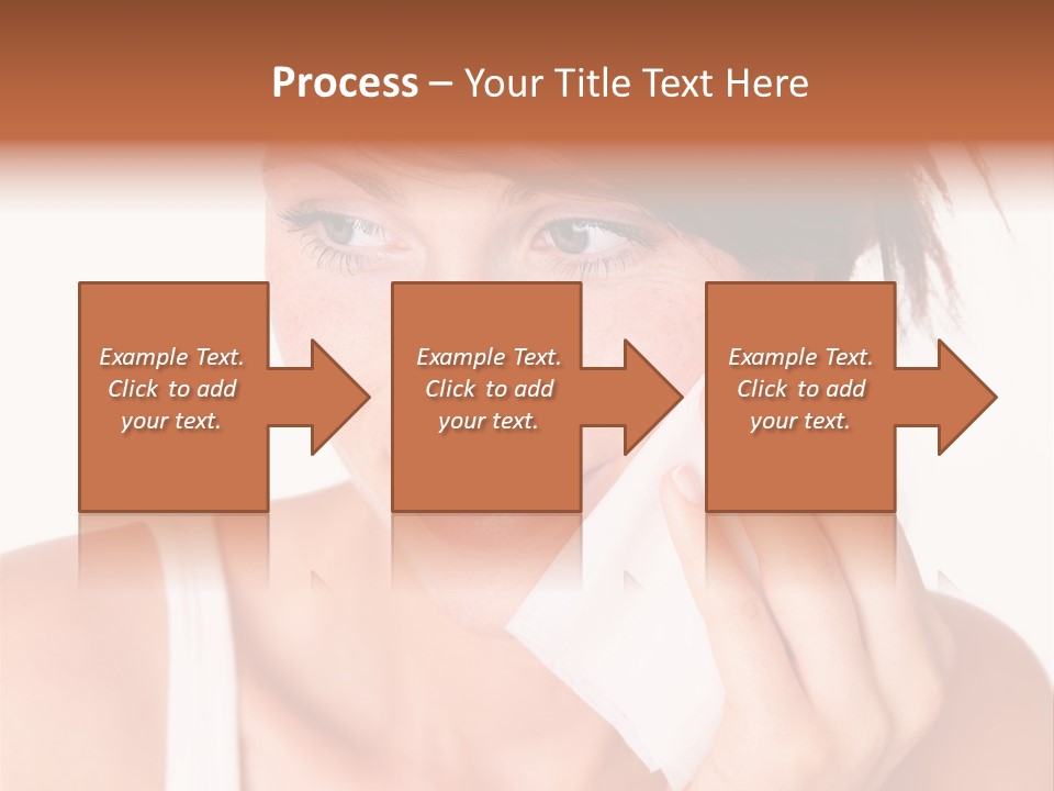 Clear Caucasian Removing PowerPoint Template