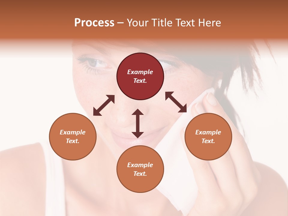 Clear Caucasian Removing PowerPoint Template
